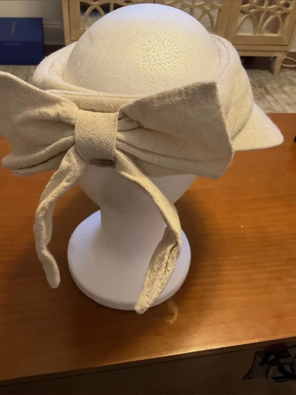 SCALA Beige Women's Visor Cap - Neutral Summer Accessory